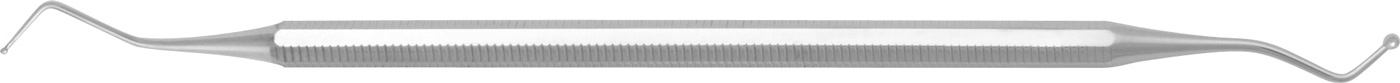 Füllungsinstrument, kugelförmig