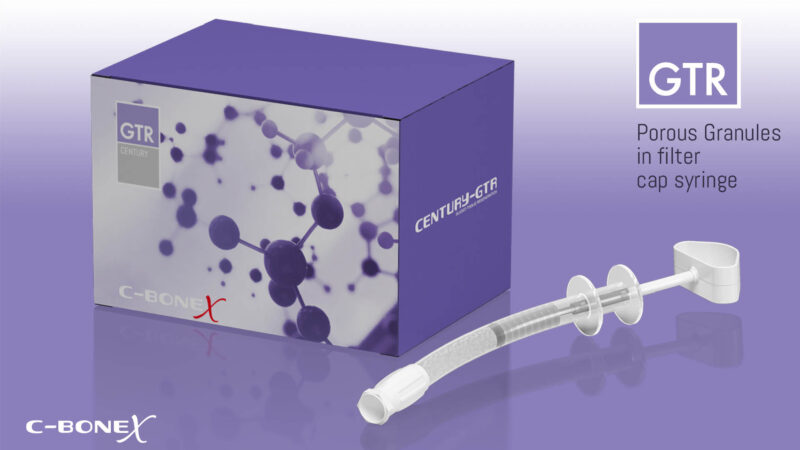 C-Bone X Matrix Spongiöses Granulat in der Spritze mit Filterkappe (0,25-1mm)